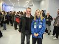 Vincent Lepine avec Sanja Paukovic numerotee 41 Francaise